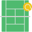 Tennis court icon 64x64