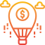 Hot air balloon icon 64x64