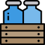 Milk bottle icon 64x64