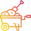 Wheelbarrow icon 64x64