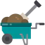 Wheelbarrow icon 64x64