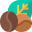 Coffee beans icon 64x64