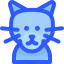 Russian blue cat アイコン 64x64