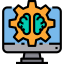 Artificial intelligence icon 64x64