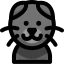 Scottish fold cat icon 64x64