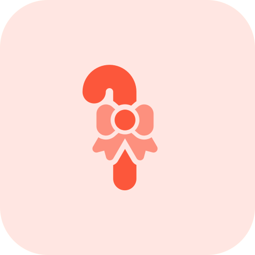 Candy cane icon