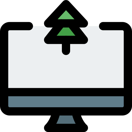 Desktop computer icon