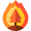 Forest fire icône 64x64