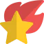 Falling star icon 64x64