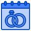 Wedding rings icon 64x64