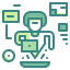 Artificial intelligence icon 64x64