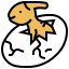 Dinosaur egg icon 64x64