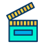 Clapperboard icon 64x64