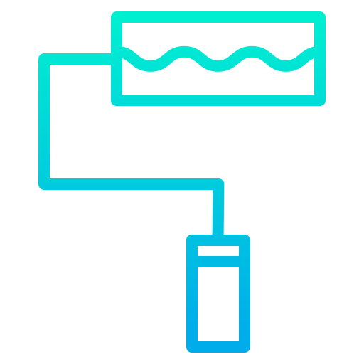 Paint roller icon