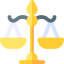 Justice scale icon 64x64