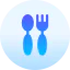 Baby cutlery icon 64x64
