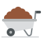 Wheelbarrow icon 64x64