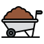 Wheelbarrow icon 64x64