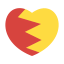 Broken heart icon 64x64