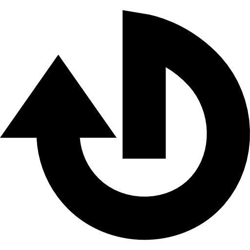 Arrow circular shape icon
