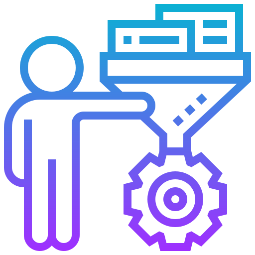 Data processing ícono
