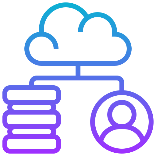 Cloud service icon