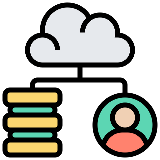 Cloud service icon