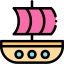 Viking ship icon 64x64