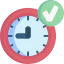 Clock icon 64x64