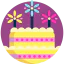 Birthday cake icon 64x64