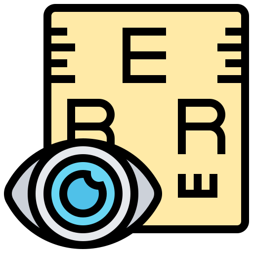 Eye test icon