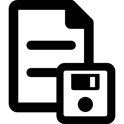 Saving Documents icon