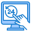 24 hours icon 64x64