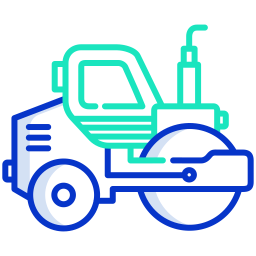 Road roller icon