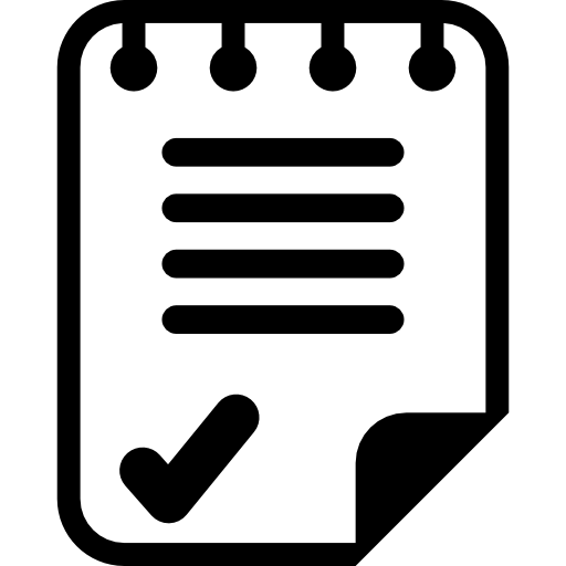 Checked Note icon