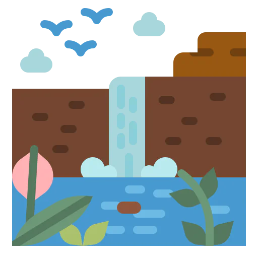 Waterfall icon