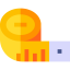 Measuring tape icon 64x64