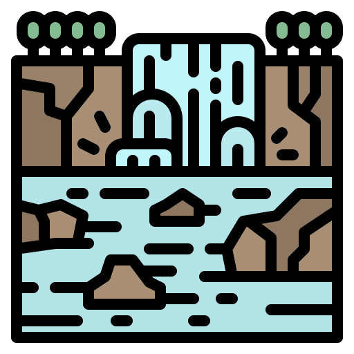 Waterfall icon