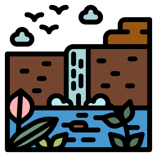 Waterfall icon