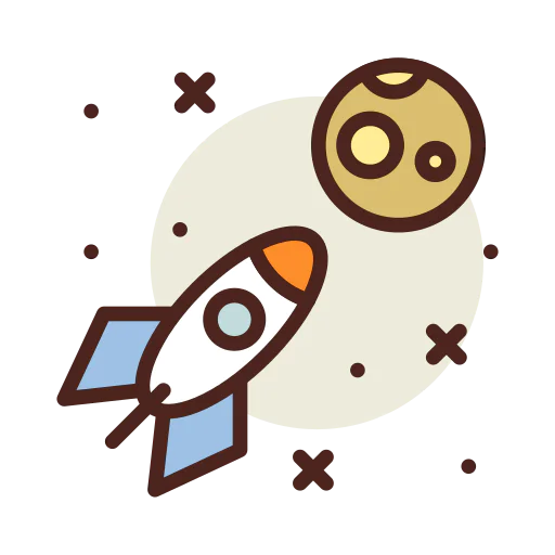 Rocket launch icon