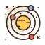 Solar system icon 64x64