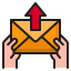 Send mail biểu tượng 64x64