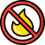 No fire アイコン 64x64
