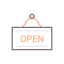 Open sign 图标 64x64