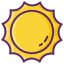 Sun icon 64x64