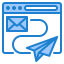Send mail biểu tượng 64x64