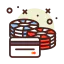 Casino chips icon 64x64