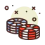 Casino chips icon 64x64