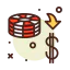 Casino chips icon 64x64
