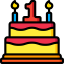 Birthday cake icon 64x64